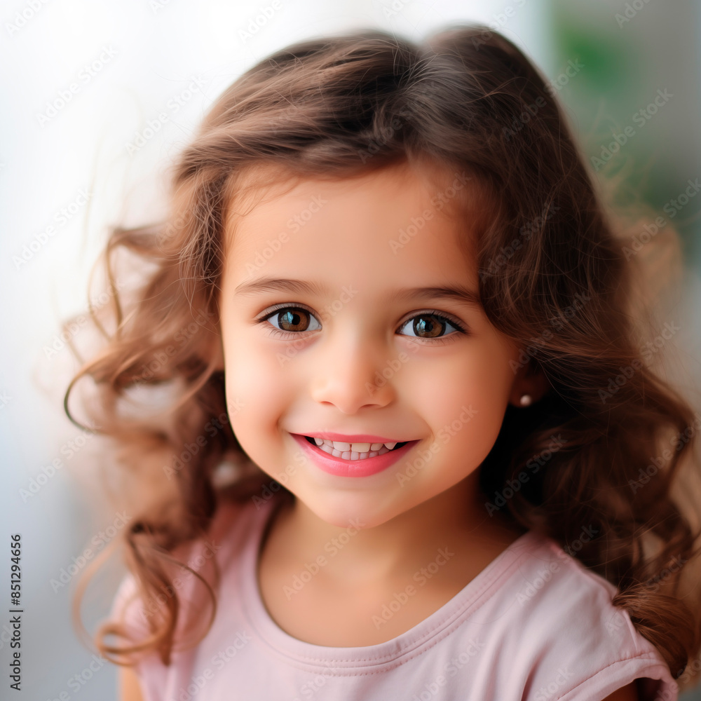 Portrait of a smiling cute little girl with beautiful white healthy teeth. Dental care. Dentistry concept. Portrait of a smiling cute little girl with beautiful white healthy teeth. Dental care. Dentistry concept.