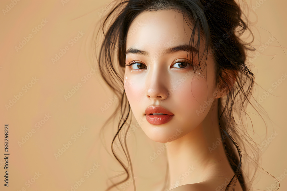A portrait of a beautiful Asian woman A portrait of a beautiful Asian woman