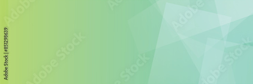 Light green wide banner background, vector ilustration, eps10.