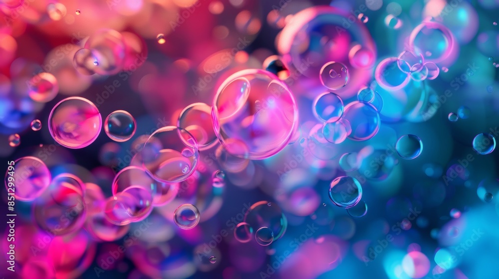 An abstract illustration of fluorescent chemical compounds showcasing vibrant, glowing molecules in various shapes and sizes against a dark background An abstract illustration of fluorescent chemical compounds showcasing vibrant, glowing molecules in various shapes and sizes against a dark background