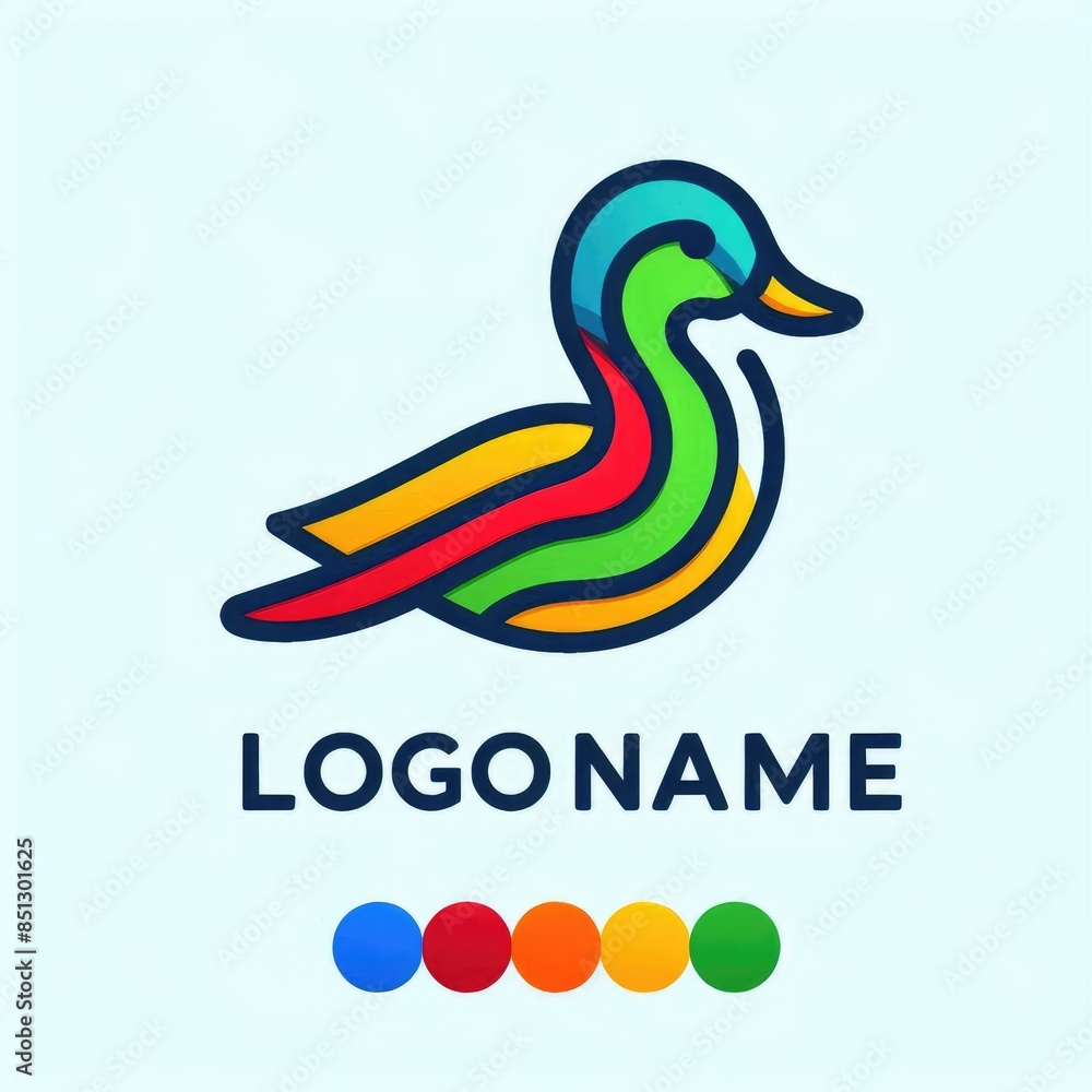 Duck-Inspired Logo: Uniqueness in Design Duck-Inspired Logo: Uniqueness in Design