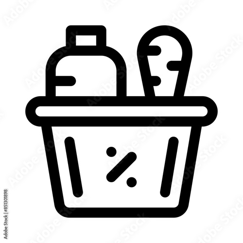 grocery store line icon