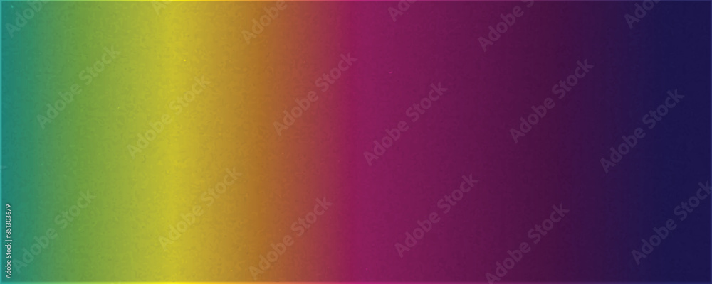 Obraz premium WColorful pink, yellow and turquoise gradient noisy grain background