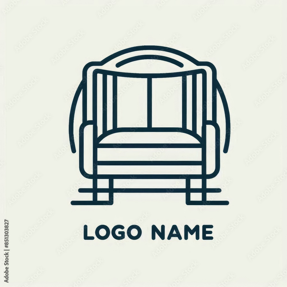 Futuristic Furniture Logo: Innovation in Design Futuristic Furniture Logo: Innovation in Design