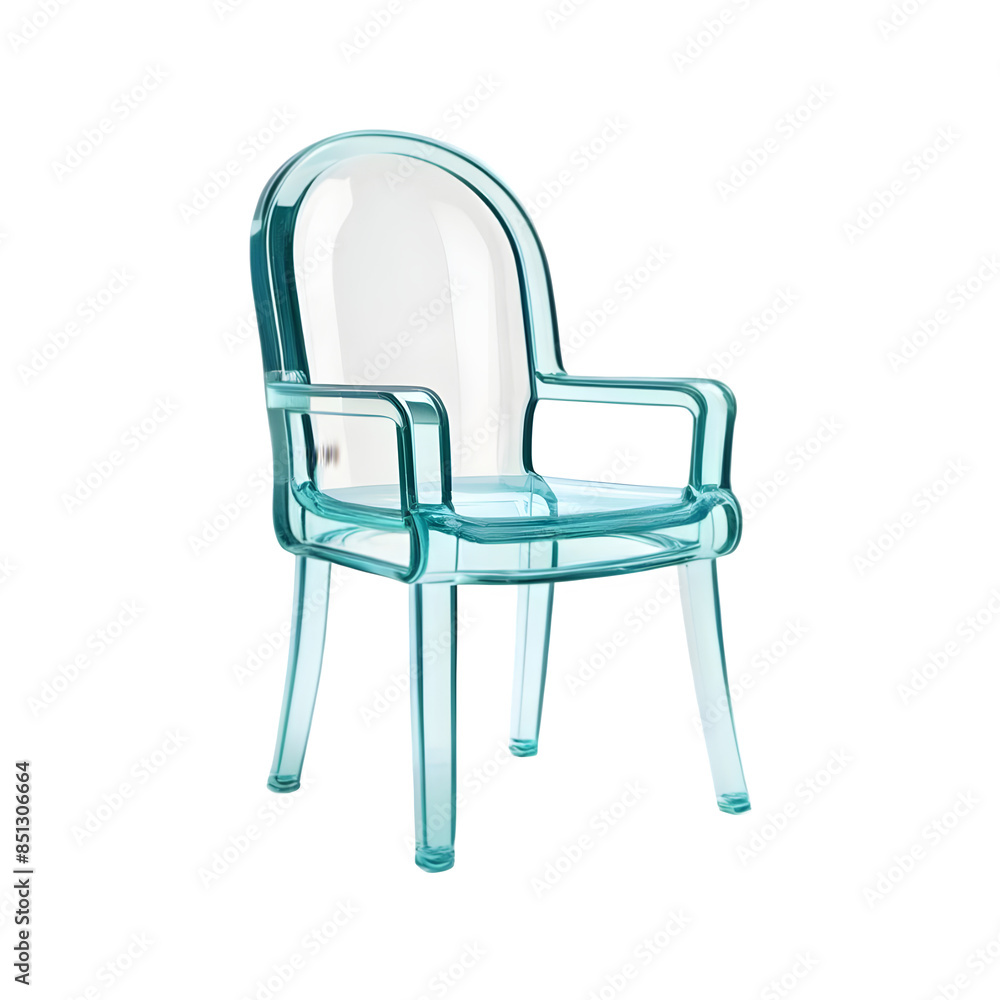 Isolated Aqua and transparent ghost chair on a transparent background PNG, 3D chair PNG, Cut out chair Isolated Aqua and transparent ghost chair on a transparent background PNG, 3D chair PNG, Cut out chair