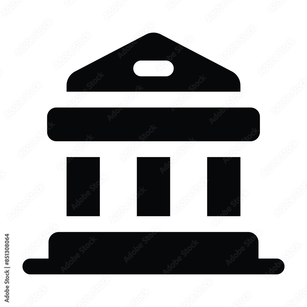 Simple Bank icon. The icon can be used for websites, print templates, presentation templates, illustrations, etc Simple Bank icon. The icon can be used for websites, print templates, presentation templates, illustrations, etc