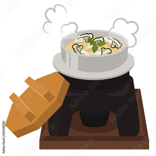 食事_釜飯_牡蠣釜めし
