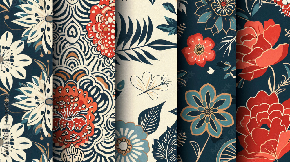 seamless floral pattern seamless floral pattern