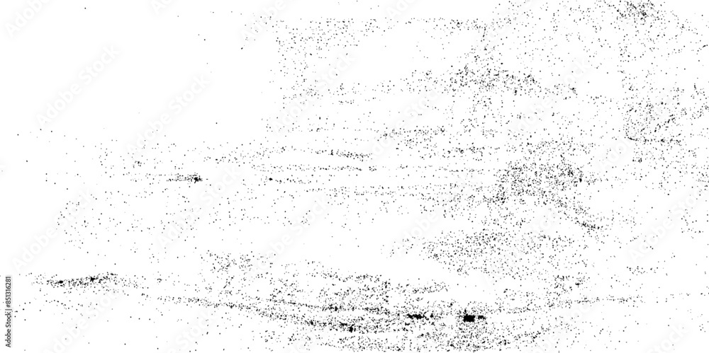 Black grainy texture isolated on white background. Detailed grunge background with space. Black grainy texture isolated on white background. Detailed grunge background with space.