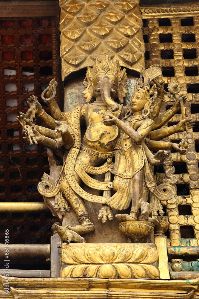 Fototapeta premium Temples and palaces of Patan, Lalitpur, Kathmandu, Nepal, A world heritage site