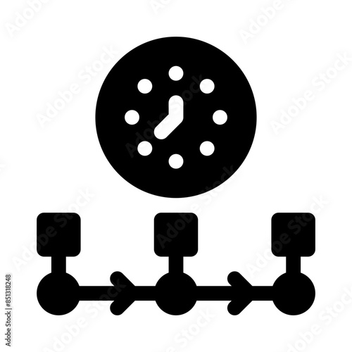 timing glyph icon