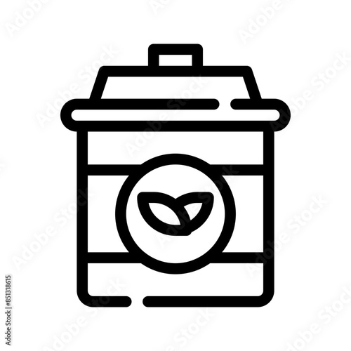 biofuel line icon