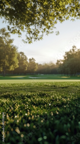 Beautiful VIsual of a Golf Court