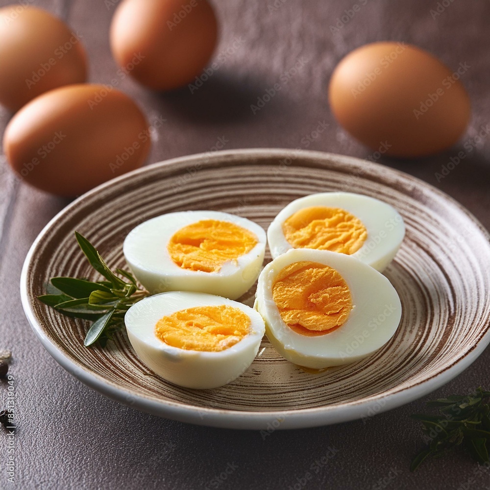 Fresh healthy boiled eggs Fresh healthy boiled eggs