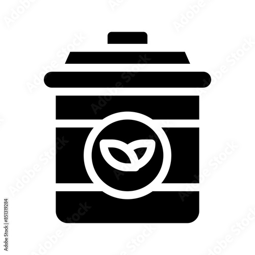 biofuel glyph icon