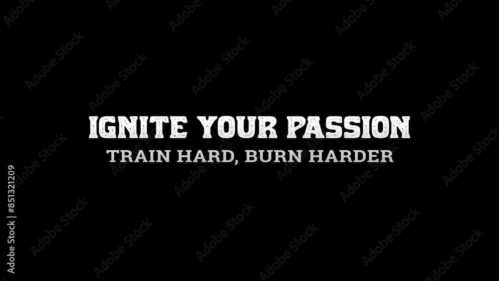 Train Hard, Burn Harder title motion video for workout gym youtube channel intro outro video Train Hard, Burn Harder title motion video for workout gym youtube channel intro outro video