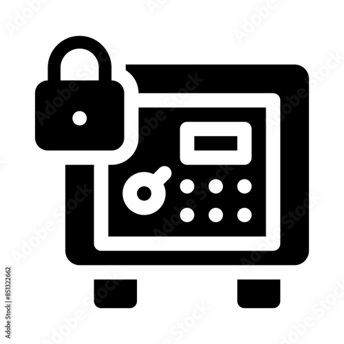 safebox glyph icon