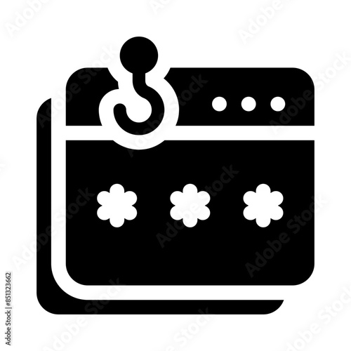 phishing glyph icon