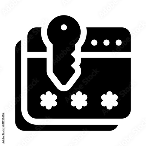 web browser glyph icon