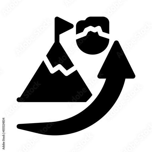 conquer glyph icon
