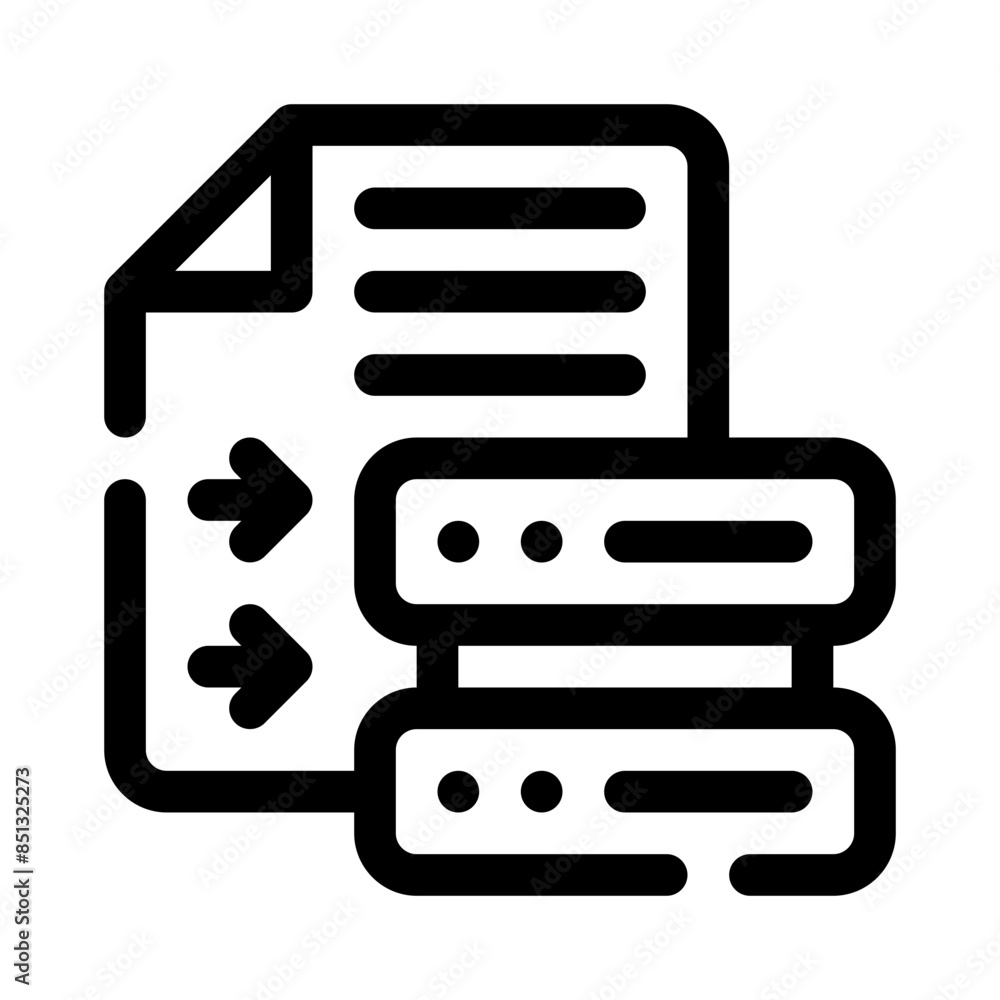 digitalization line icon digitalization line icon