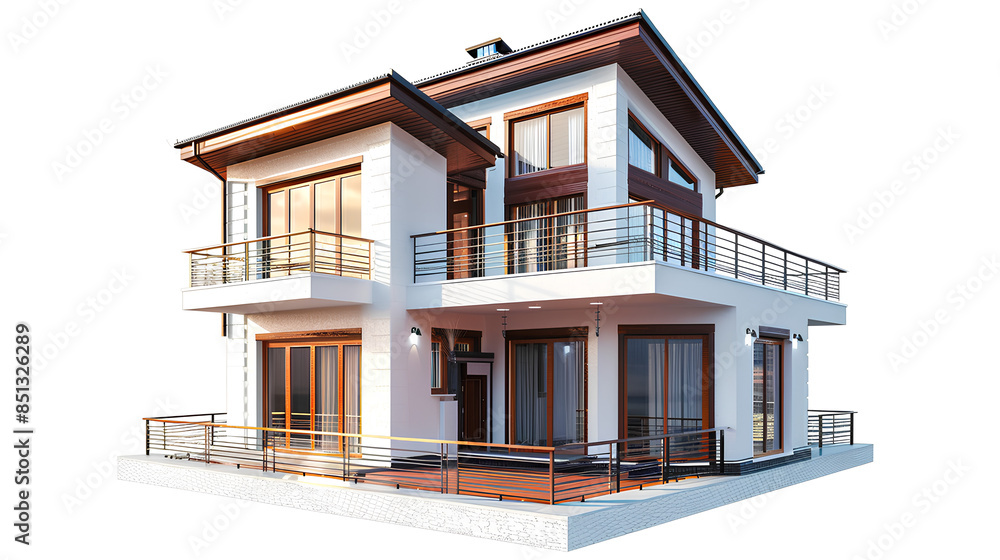 house for sale on isolate white background house for sale on isolate white background