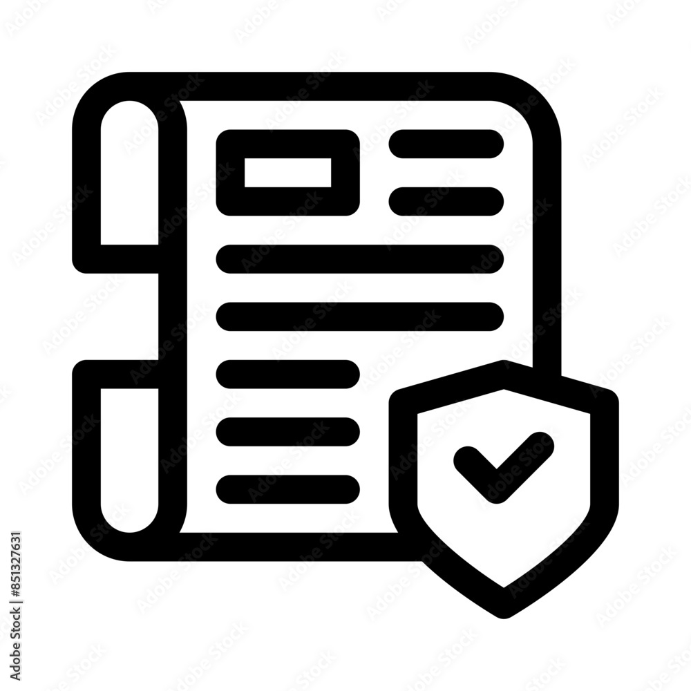 insurance line icon insurance line icon