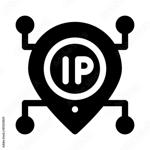 IP glyph icon