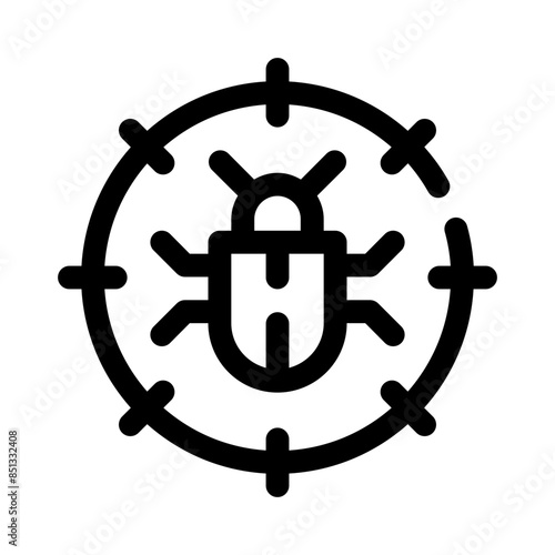 virus line icon