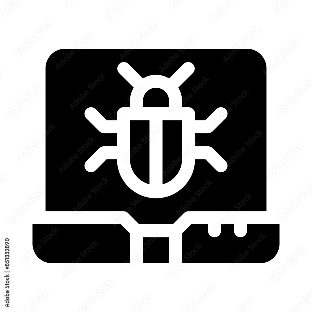 bug glyph icon bug glyph icon