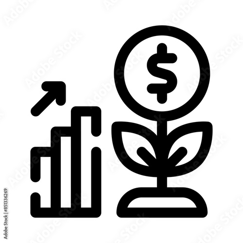 invesment line icon