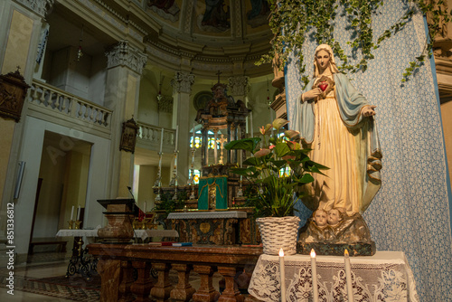 Obraz na płótnie Belgioioso San Michele Arcangelo w salonie