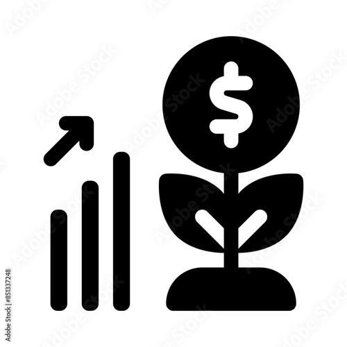 invesment glyph icon