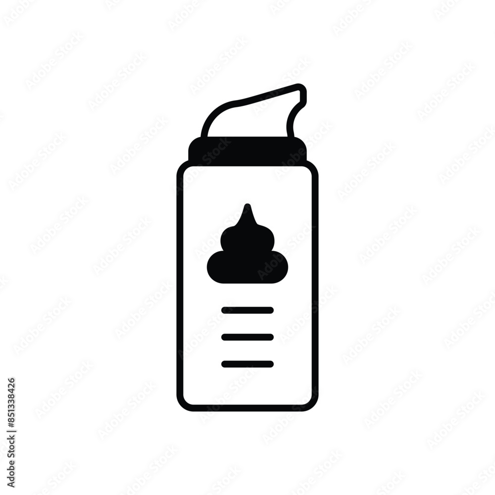 Shaving Cream vector icon Shaving Cream vector icon