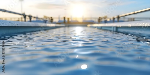 Wallpaper Mural Solarpowered desalination plant efficiently converts seawater into fresh water using sunlight. Concept Solar Energy, Desalination, Water Sustainability, Renewable Technology, Solar Power Solution Torontodigital.ca