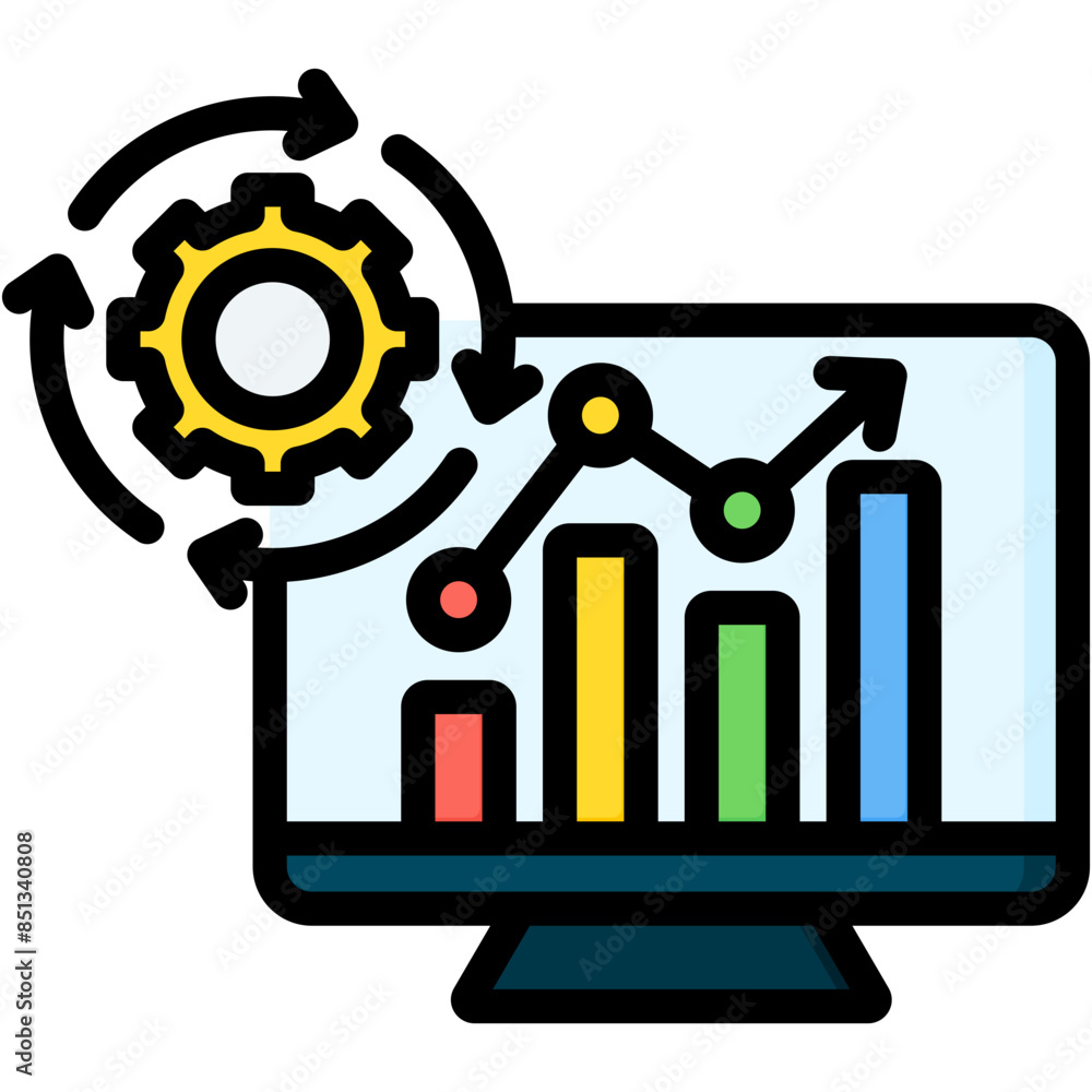 Data Processing Icon Data Processing Icon