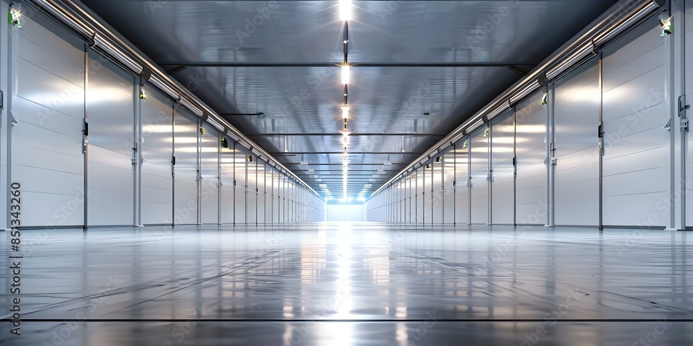 Photo of ambient lighting in an industrial potato storage facility. Concept Industrial Photography, Ambient Lighting, Potato Storage, Creative Composition, Urban Setting Photo of ambient lighting in an industrial potato storage facility. Concept Industrial Photography, Ambient Lighting, Potato Storage, Creative Composition, Urban Setting