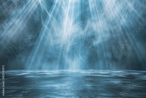 Gorgeous gray-blue background with a universal abstract design. Generative Ai