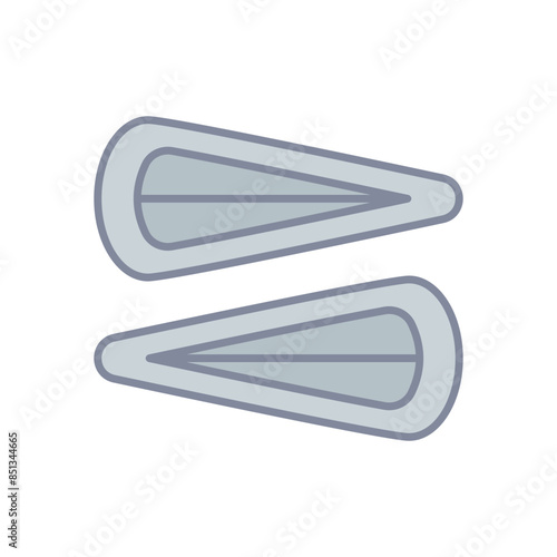 Hair Pins vector icon