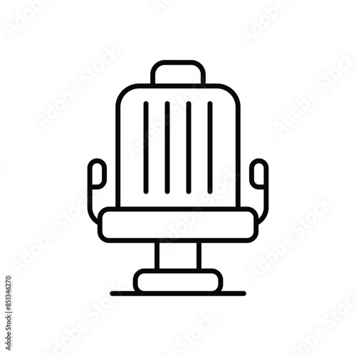 Barber Chair vector icon