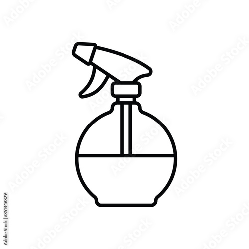 Water Spray Bottle vector icon