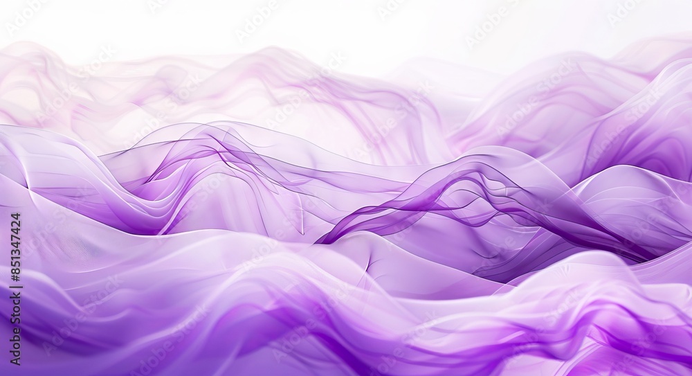 Fototapeta premium Purple wave abstract background.