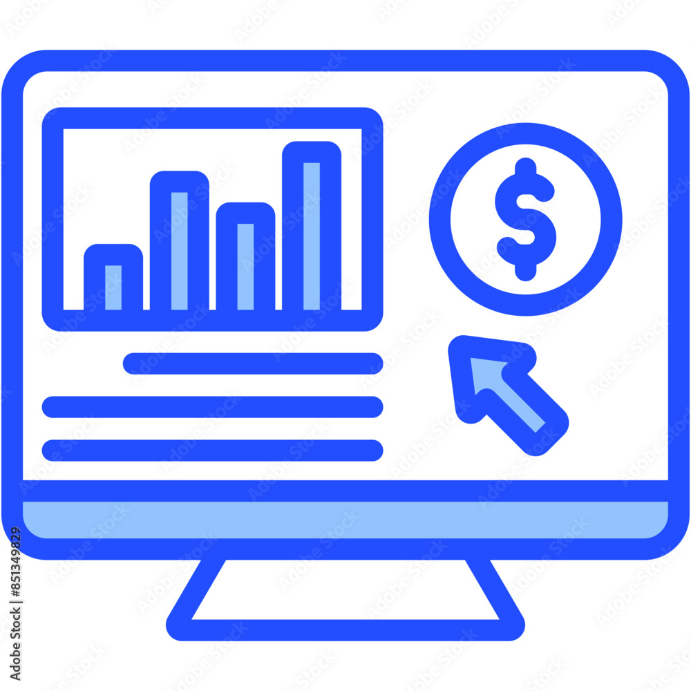 Sales Projection Icon Sales Projection Icon