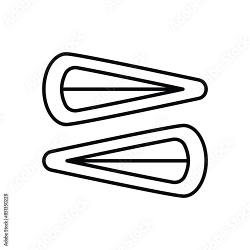 Hair Pins vector icon