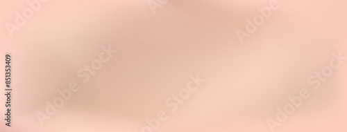 Silky vector gradient background. Rose gold soft shiny banner backdrop. Expensive elegant fashion textile imitation. Wavy aesthetic backdrop in soft light dusty pink and beige colors