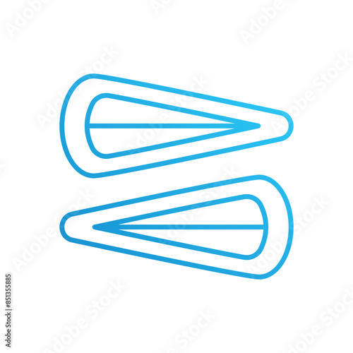 Hair Pins vector icon