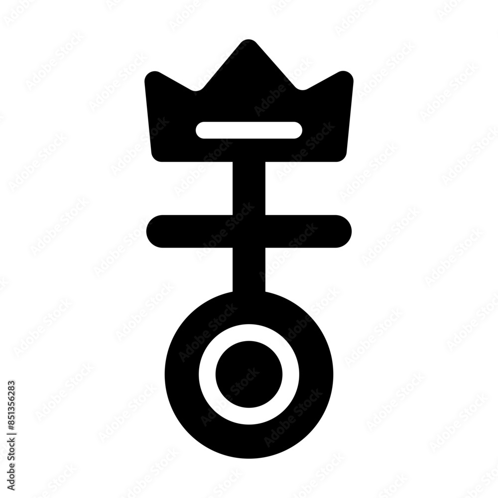 Well-designed solid icon of regulus of antimony Well-designed solid icon of regulus of antimony