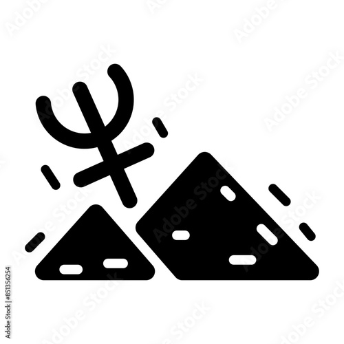 Get this solid icon of quick lime  