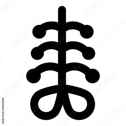 Ready to use solid icon of aya symbol 