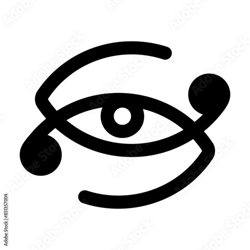 A solid icon showing onyankpon aniwa symbol 